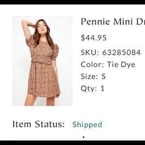 Free People, Pennie Mini Dress